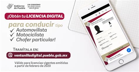 canje de licencia puebla|GOBIERNO DEL ESTADO DE PUEBLA